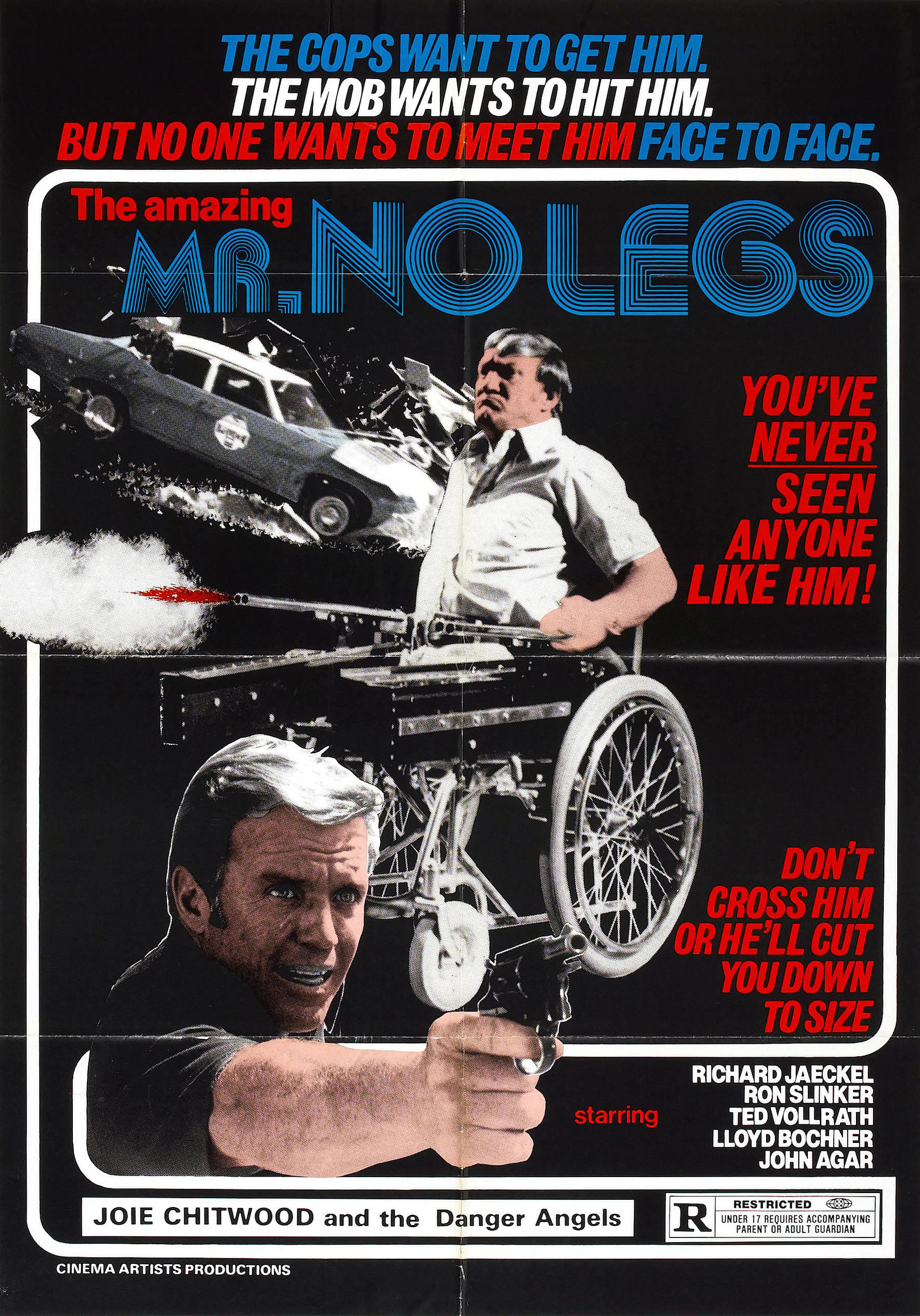 DVD cover of The Amazing Mr No Legs