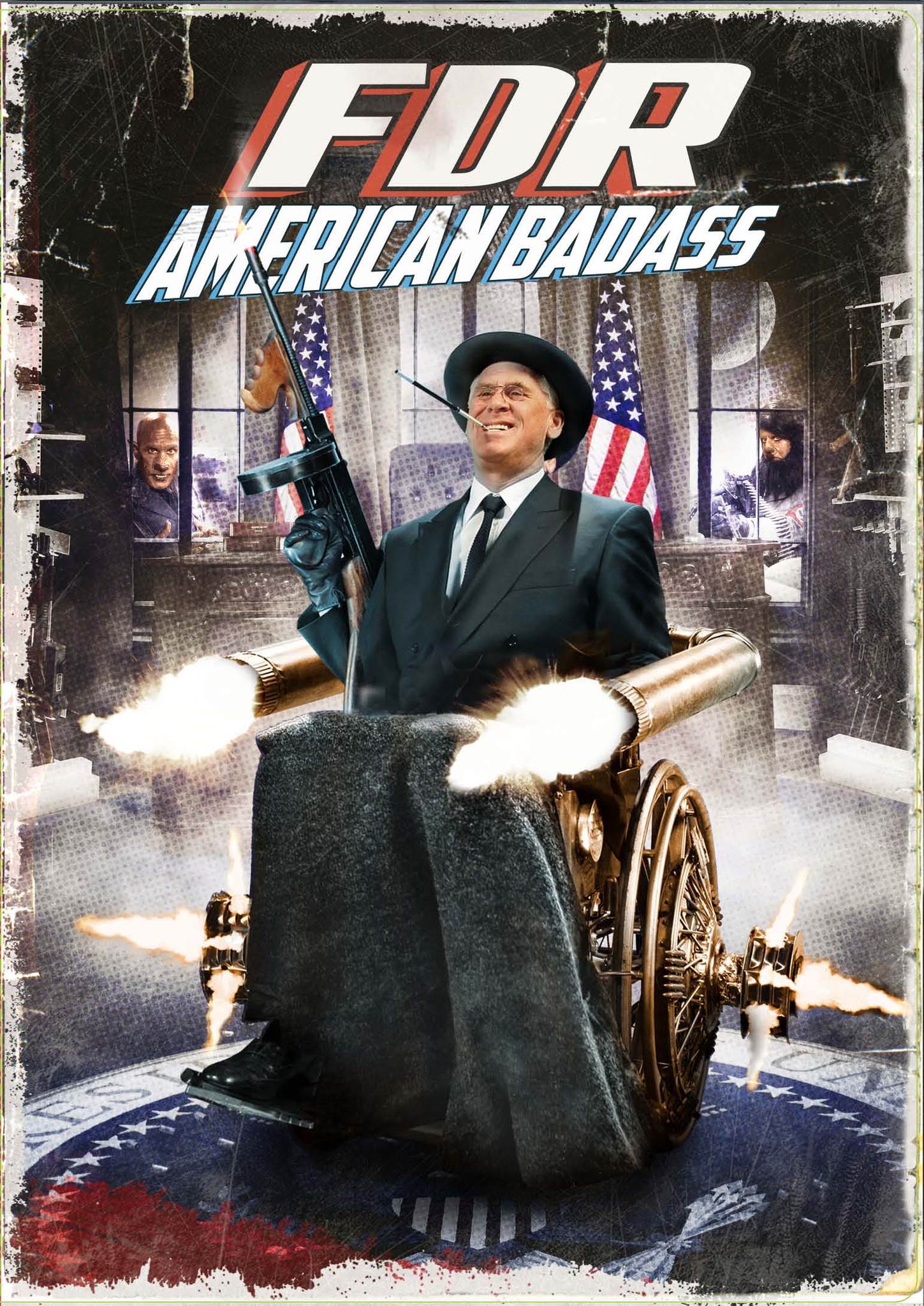 DVD cover of FDR: American Badass