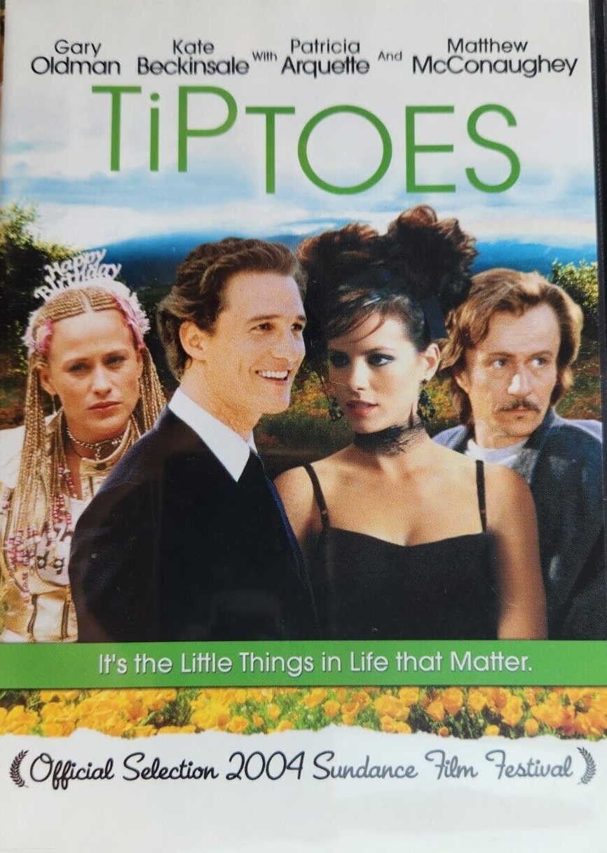 DVD cover of Tiptoes